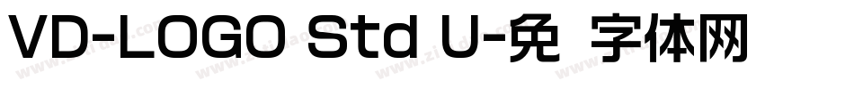 VD-LOGO Std U字体转换